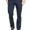 Pantalón De Gabardina Azul Marino Regular Fit Para Caballero 